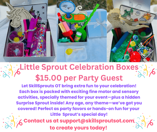 Have a SkillSprouts OT Party Box At Your Little Sprout's Next Celebration