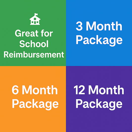 New 3, 6, and 12-Month OT Activity Box Packages! Great For School Reimbursment Plans