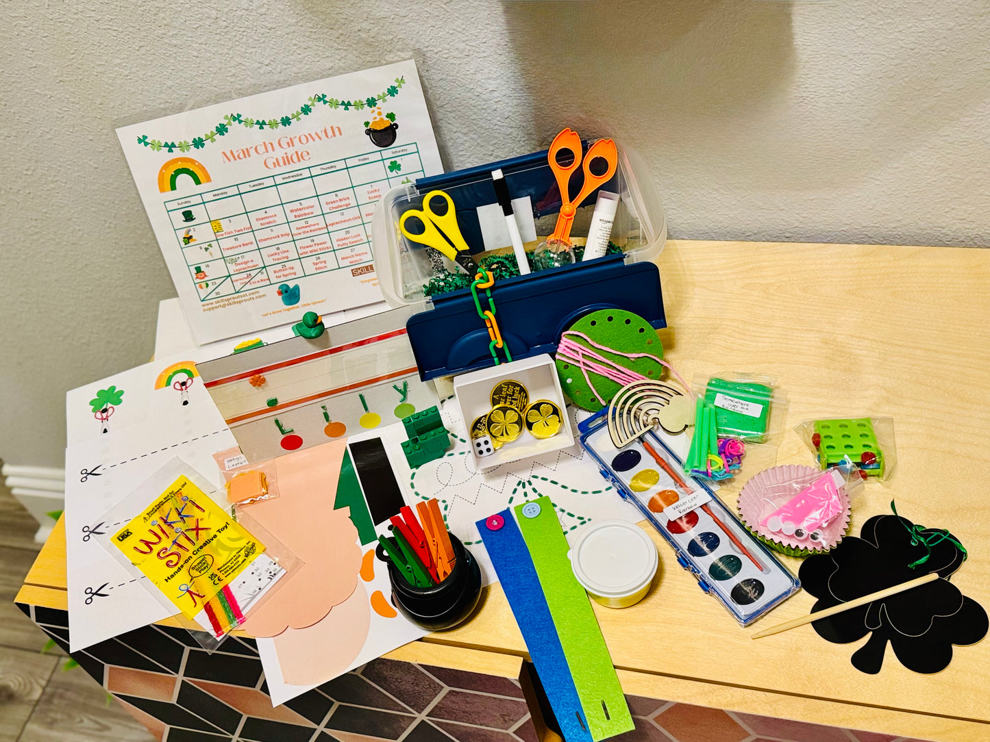 march skillsprouts OT activity box  unboxed