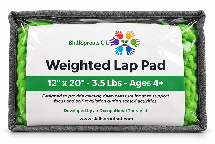 Weighted Lap Pad for Kids – 3.5 lb Sensory Lap Pad